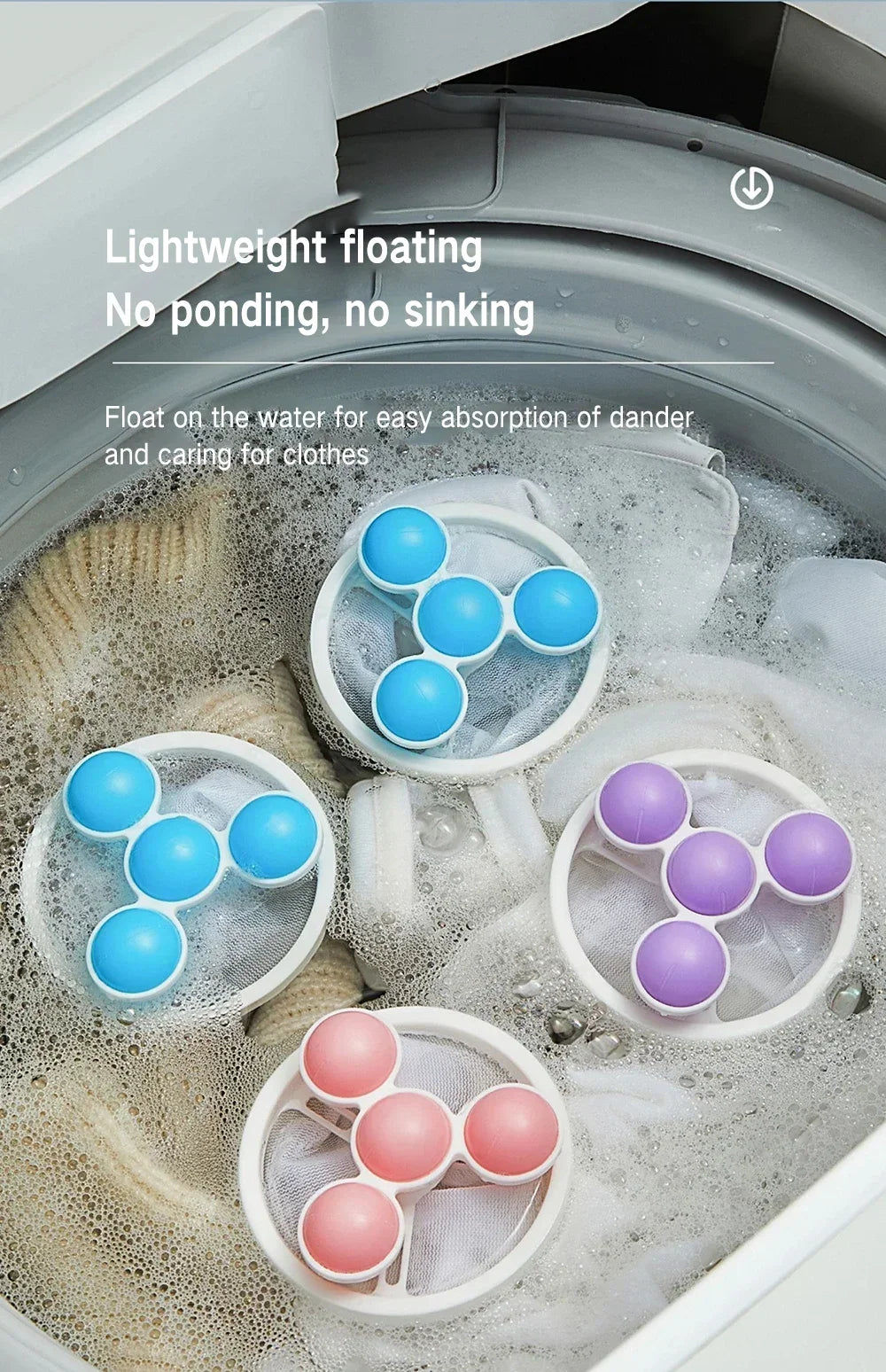 Balles de Lavage Anti-Poils